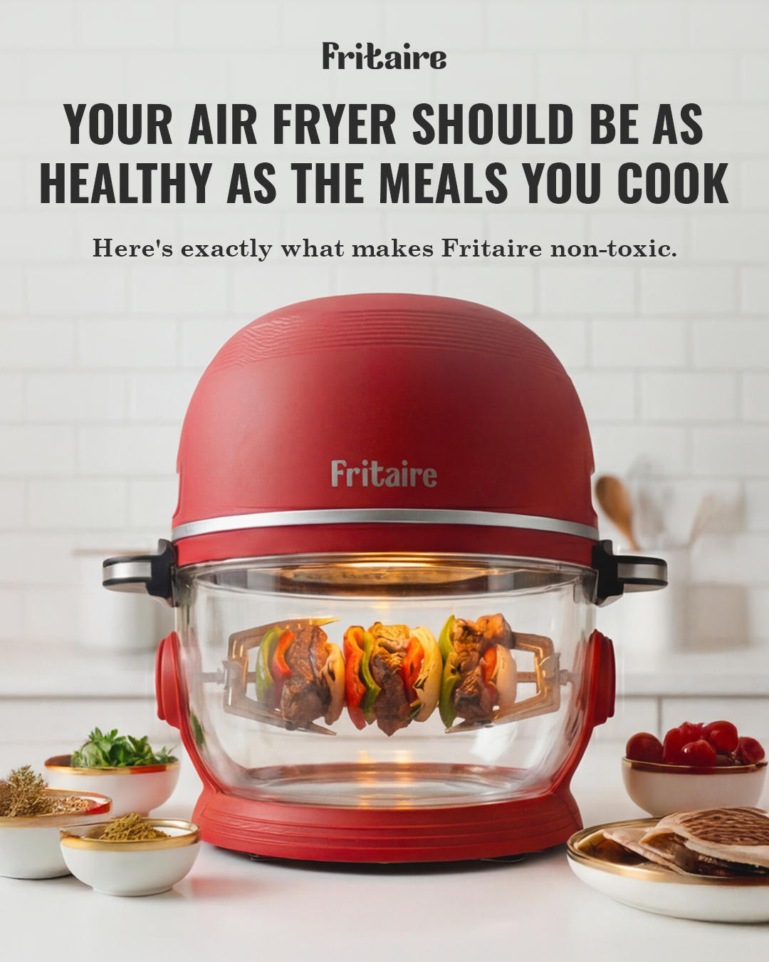 Self-Cleaning Air Fryer™ & Non-Toxic Air Fryer™ - Sage Green