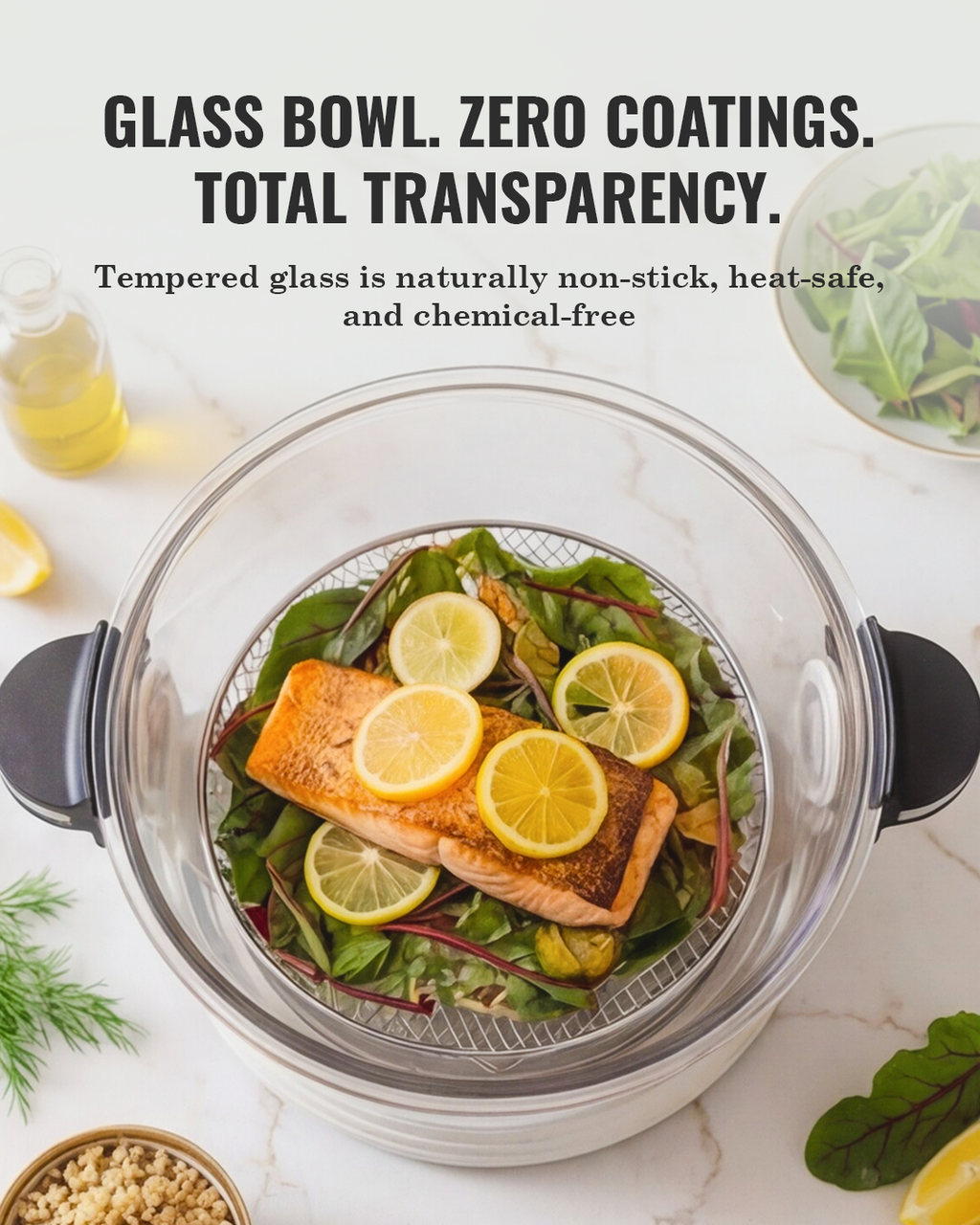 Self-Cleaning Air Fryer™ & Non-Toxic Air Fryer™ - Sage Green