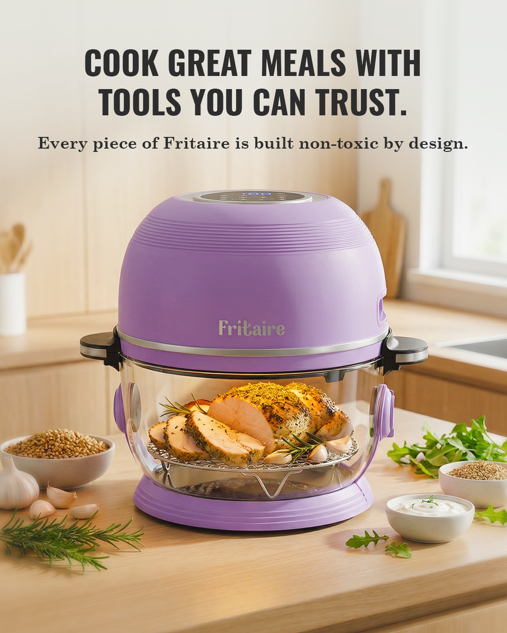 Self-Cleaning Air Fryer™ & Non-Toxic Air Fryer™ - Sage Green