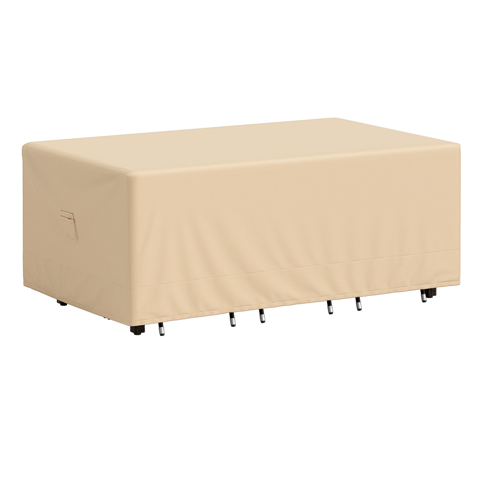 Patio Furniture Cover with Padded Handle and Click-Close Straps