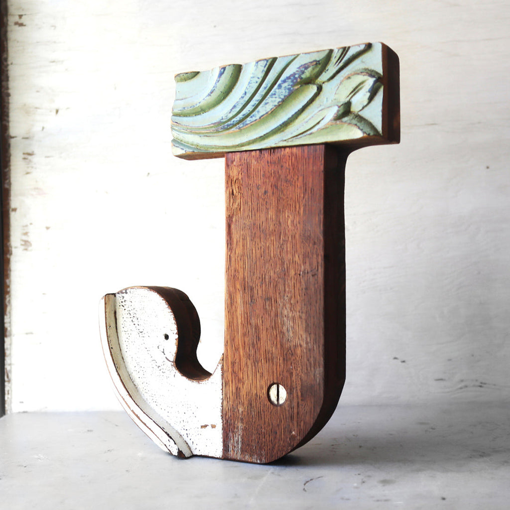 Reclaimed Wooden Letters